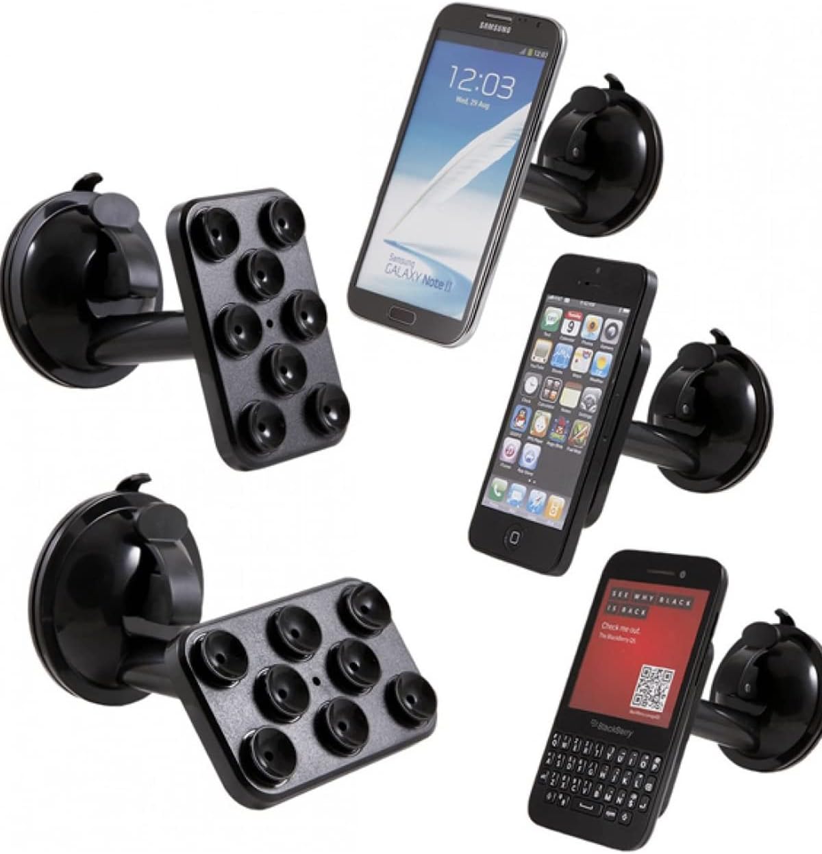 Araç İçi Telefon Tutacağı 8 Vantuzlu