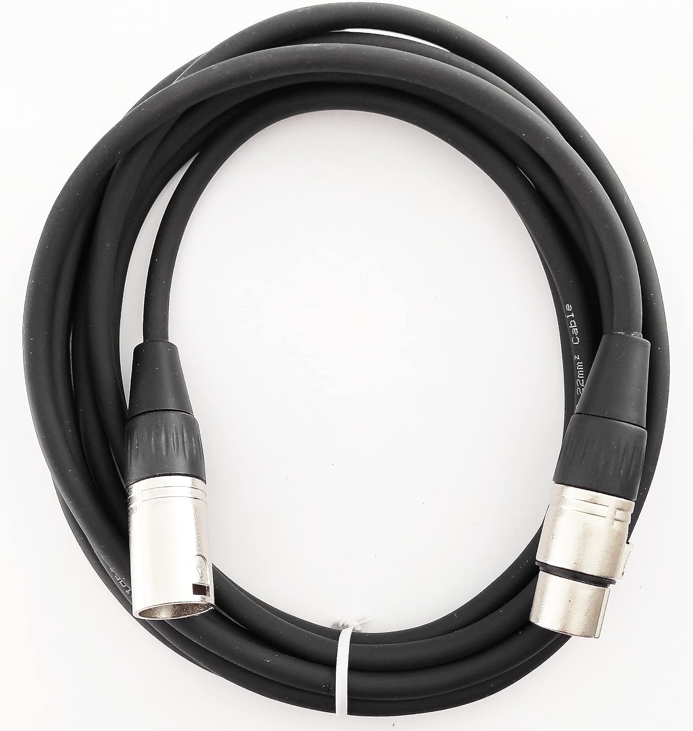 RJK0-972XLR-3BK Mikrofon Kablosu Xlr-Xlr Siyah 3 Metre Metal Siyah 0,22mm. Kablo