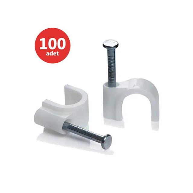 Karya 8 Numara 25 Mm Çelik Çivili Kroşe (100’lü Paket)