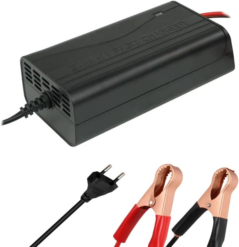 12V 5 Amper Akü Şarj Cihazı 24 ile 72 Amper Arası Jel, Sulu, Kuru Aküler İçindir (Motosiklet Aküleri için Uygun Değildir)