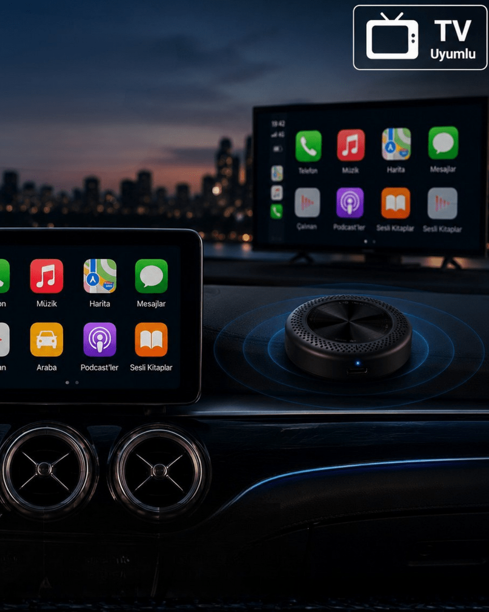 4GB 64GB CarPlay Android Auto Destekli 4G Sim Kartlı Akıllı Multimedya Kutusu
