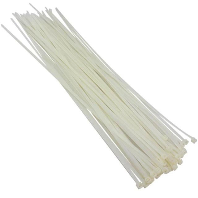 PM-411 Beyaz 20 Cm 3.6 Mm Kablo Bağı (100’lü Paket)
