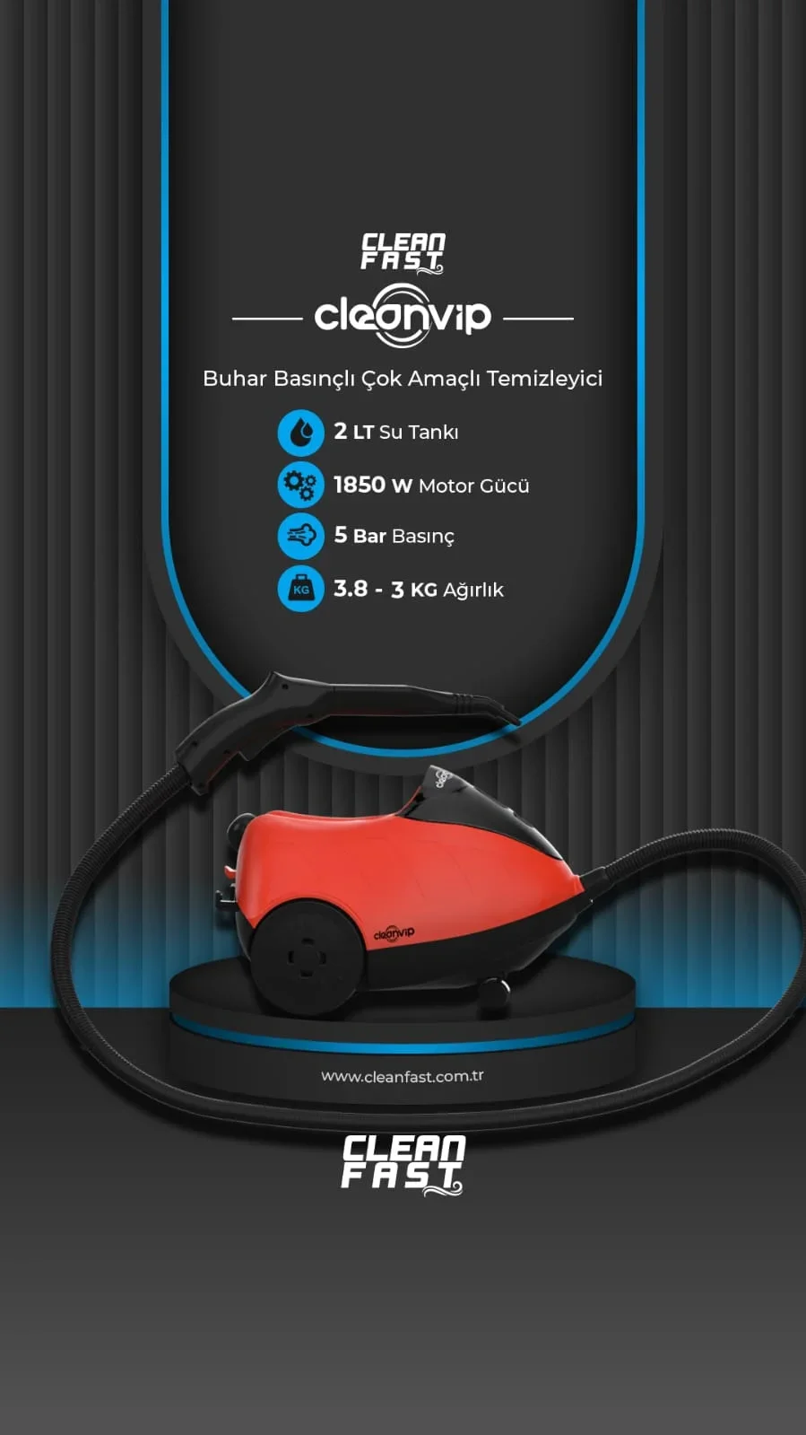Detaylı Buhar Temizliği Buharlı Makinesi CV332