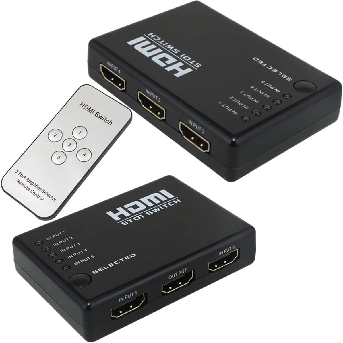 5 IN 1 OUT HDMI SWITCHER * S-LINK SL-HSW55