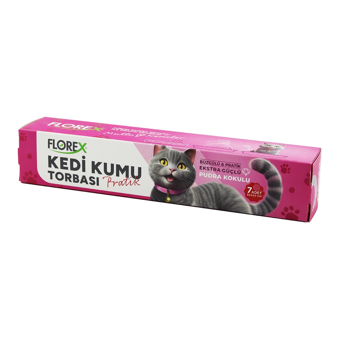 140 ADET KEDİ - EVCİL HAYVAN KUMU TORBASI PRATİK PUDRA KOKULU BÜZGÜLÜ - EXTRA GÜÇLÜ 82X50CM