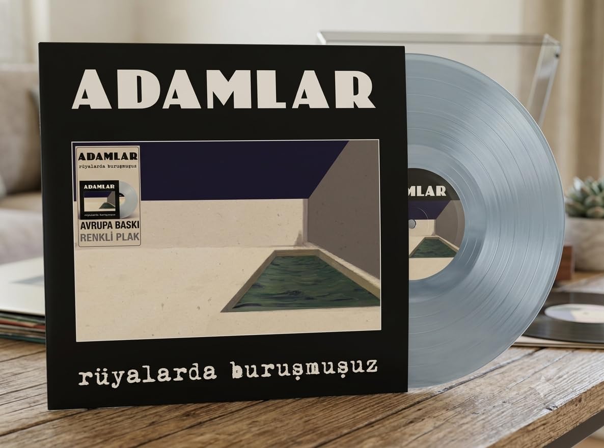 Adamlar Rüyalarda Buruşmuşuz LP Renkli Plak Avrupa Baskı