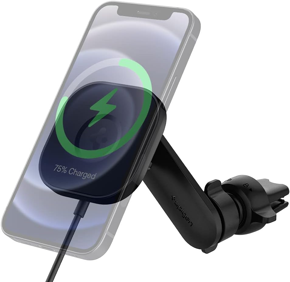 Mag Fit ITS12W MagSafe Uyumlu Kablosuz Şarj özellikli Araç İçi Havalandırma / Izgara Telefon Tutucu - ACP02615 ( TR Garantili)