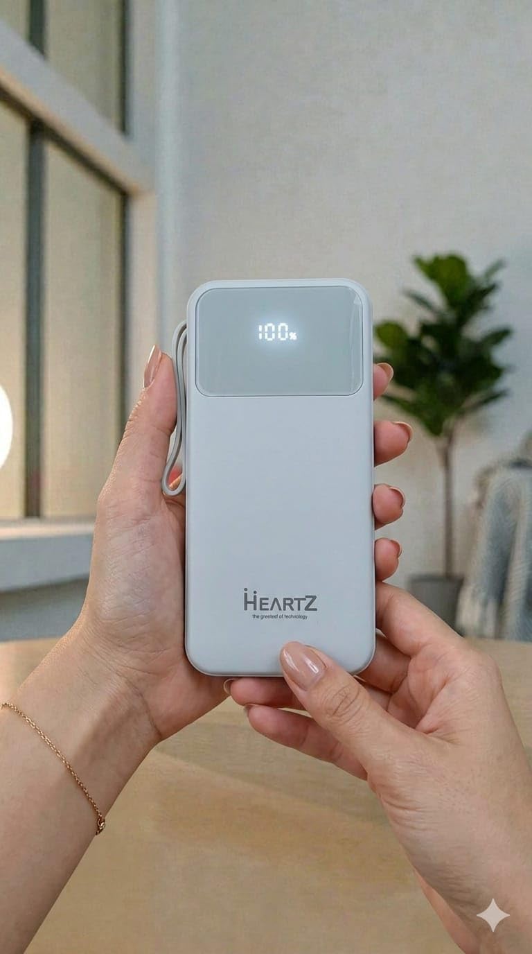 H9 20000 mah power bank PD 20W ve USB 22.5W FAST HIZLI ŞARJ DAHİLİ TYPE C VE LİGHTNİNG KABLOLU DÜNYA STANDARTLARINA UYGUN POLYMER BATARYA BİREBİR AMPER LCD GÖSTERGELİ POWERBANK