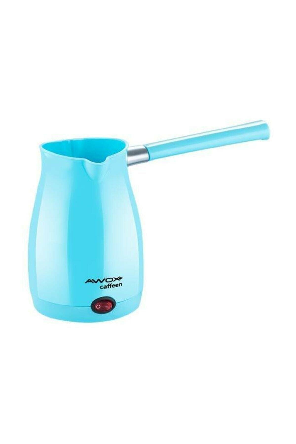 AWOX CAFFEEN MAVİ ELEKTRİKLİ CEZVE TÜRK KAHVESİ MAKİNESİ PLASTİK ÇİFT AĞIZ 0.4LT - 5 FİNCAN 1000W