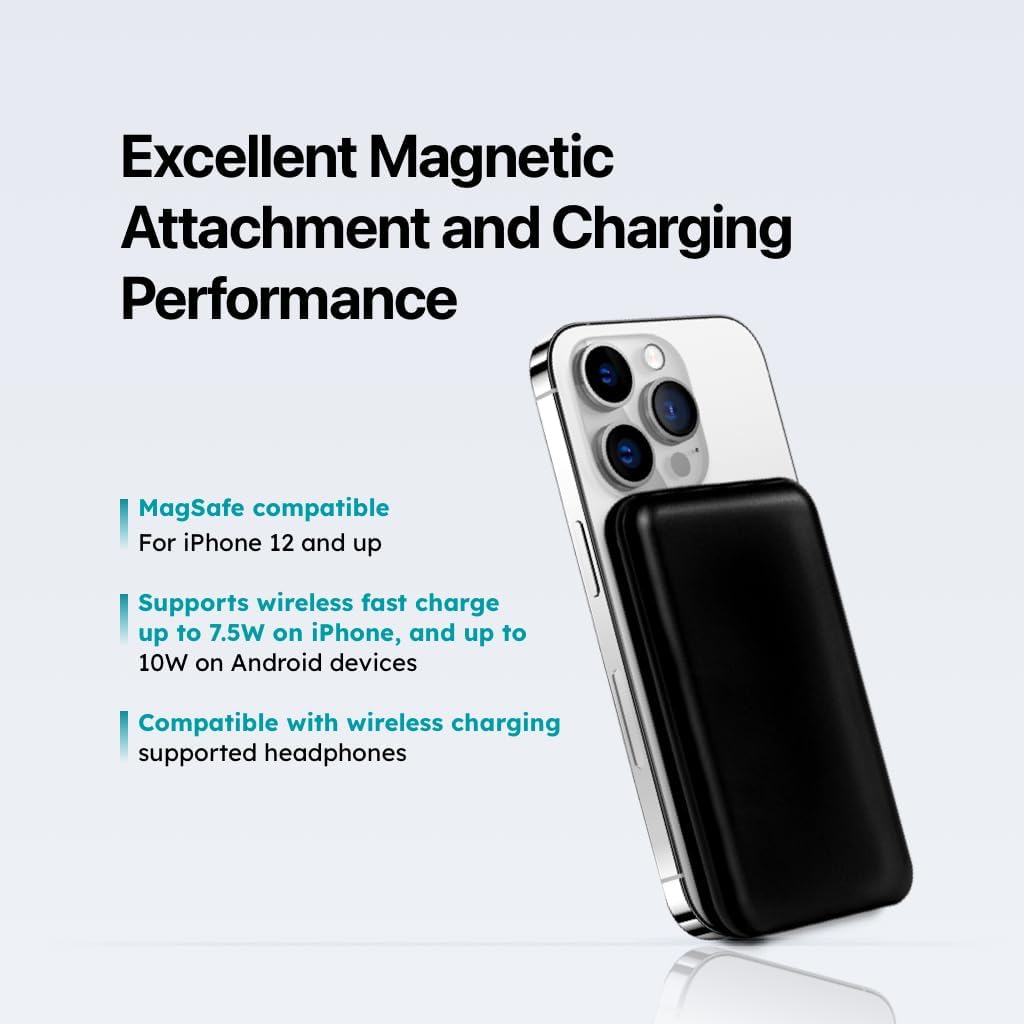 ReCharger Pro M 10.000 mAh MagSafe Uyumlu Kablosuz Taşınabilir Şarj Aleti/Powerbank