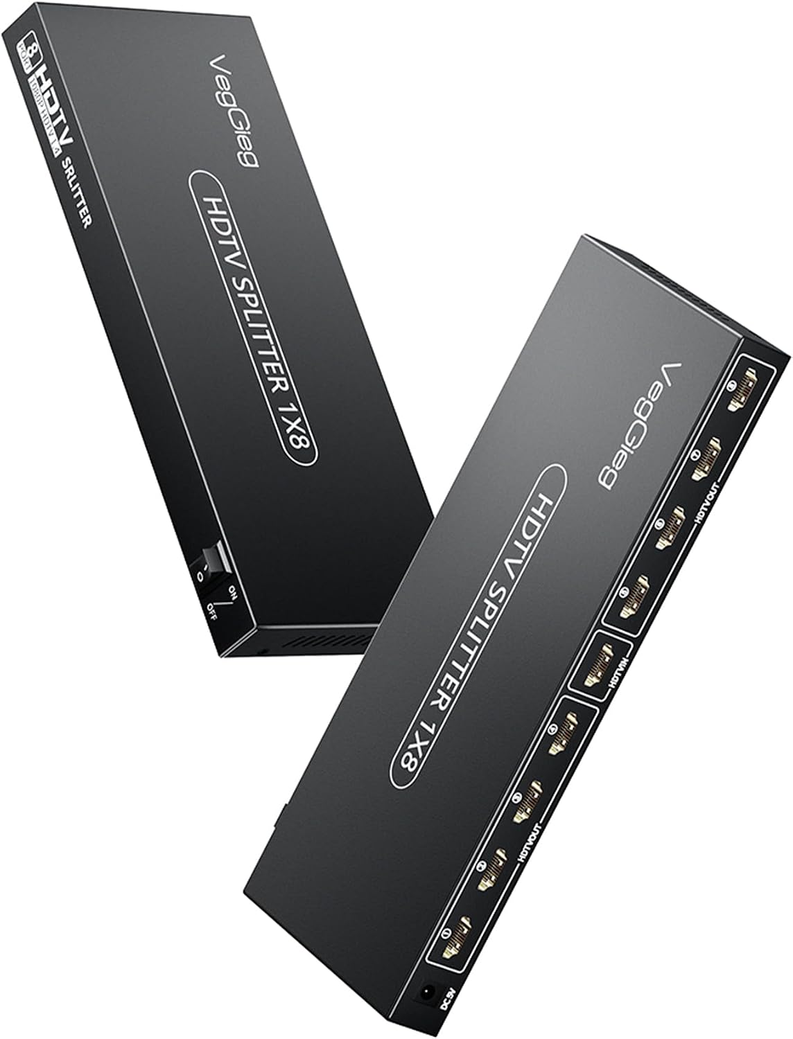 1080P Full HD 1 Giriş 8 Çıkış HDMI Splitter Görüntü Ayırıcı Bölücü Adaptör