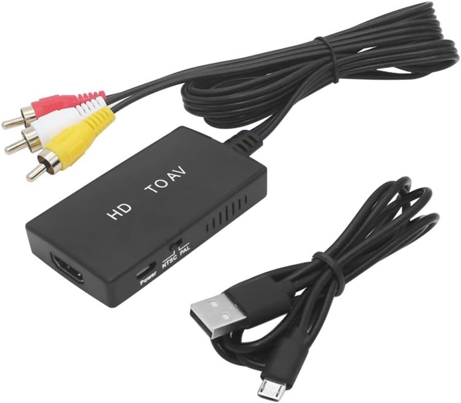 Hdtv'den Hd'ye Dönüştürücü HDMI ile Rca Av/cvsb L/r Video 1080P ile Uyumlu (HDTV to AV) ZR1124
