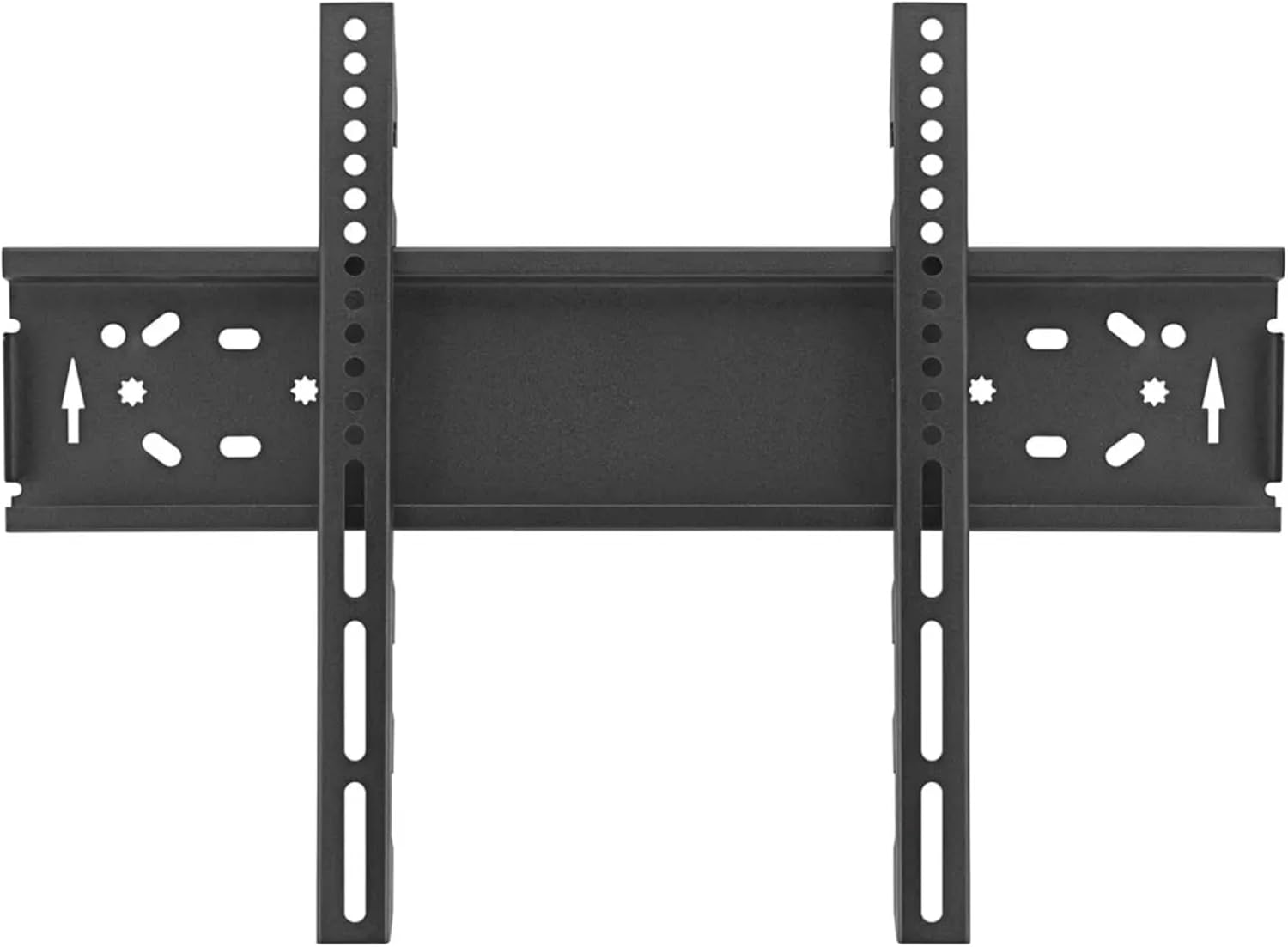 HDX8704 Sabit TV Askı Aparatı 43-60 İnç Orta ve Büyük Ekran Duvara Montaj Aparatı - 50 Kg Taşıma Kapasitesi, Maksimum 250x250 mm VESA Uyumlu, Siyah Metal