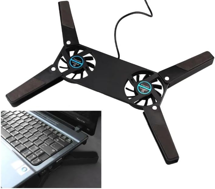 Katlanabilir Laptop Soğutucu 2 fanlı