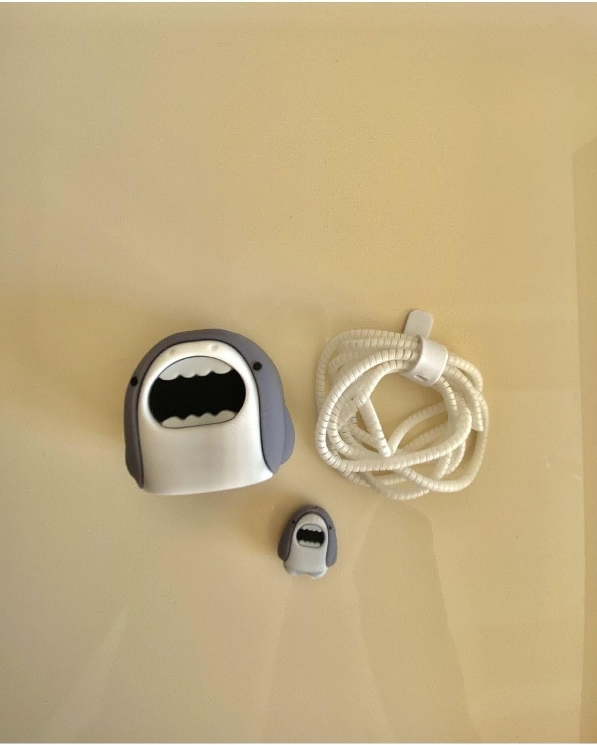 Figürlü Şarj Başlığı ve Şarj Kablo Koruyucu Set Iphone 18w, 20w Şarj Adaptörü Ile İle Uyumlu, Donut