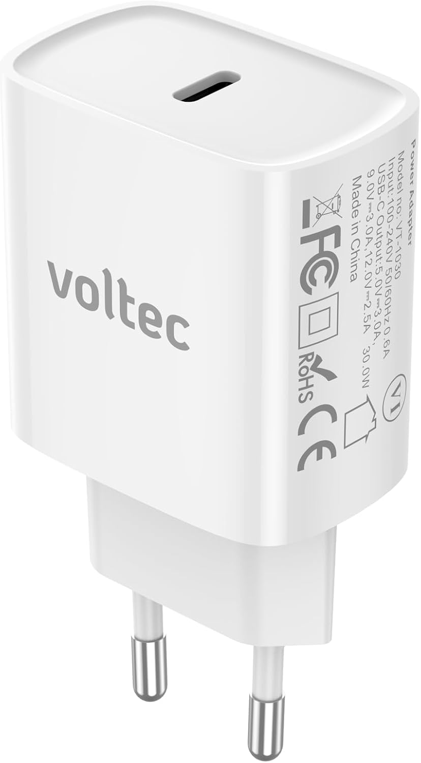 30W Type-C QC 4.0 PD 3.0 iPhone 15/14/13/12/11 İçin Hızlı Şarj Aleti iPad Pro Macbook Air Şarj Cihazı Samsung Huawei ve Tüm Type-C Girişli Telefonlar İçin 30W Hızlı Şarj Cihazı