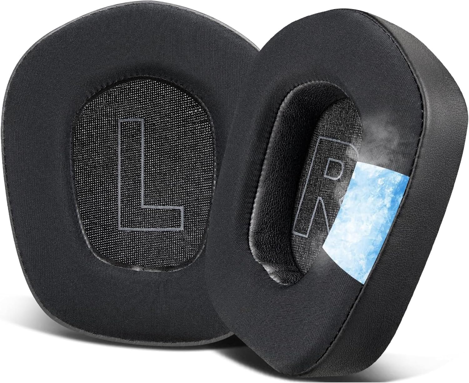 Logitech G733 / G535 / G335 ile Uyumlu Soğutucu Jel Kulaklık Pedi - İpeksi Serin Kumaş & Hafızalı Köpük (Memory Foam) Kulaklık Süngeri (Soğutucu Jel - İpeksi Kumaş)