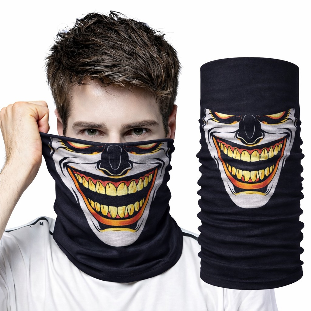Joker Gülüşlü Baf Maske – Çok Amaçlı Boyunluk Bandana 3 No