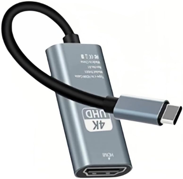 Type-C to HDMI Kablo, 4K 30Hz Yüksek Hızlı, Tip C to hdmi Kablo USB C to HDMI Görüntü Aktarım Kablo ZR859