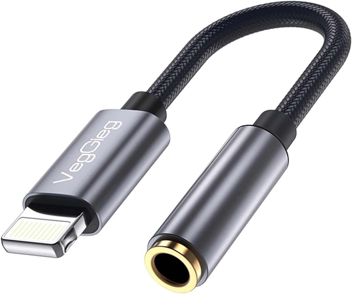 iPhone Lightning to 3.5mm Örgülü Kulaklık Dönüştürücü Adaptör