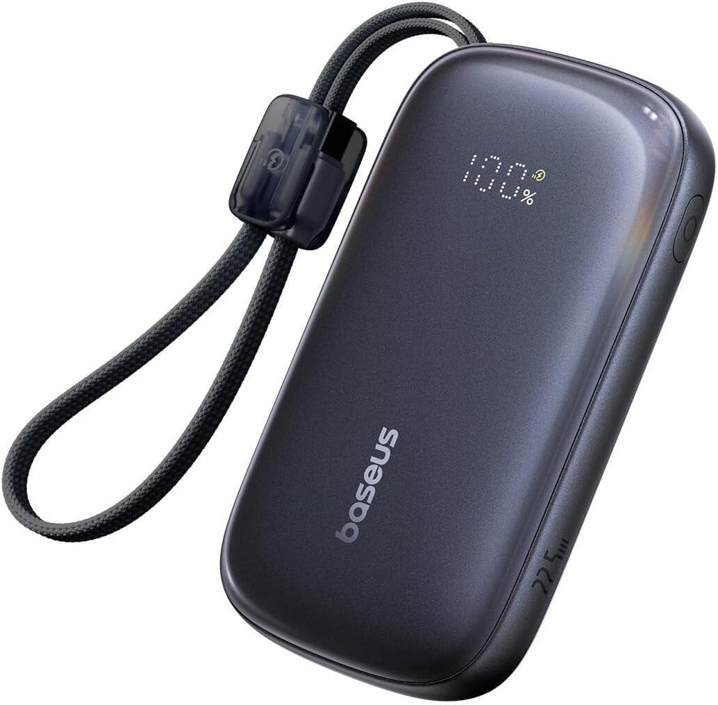 EnerFill FC21 QPow3 Ultra Dijital Göstergeli Powerbank 10.000 mAh 22.5W - Siyah