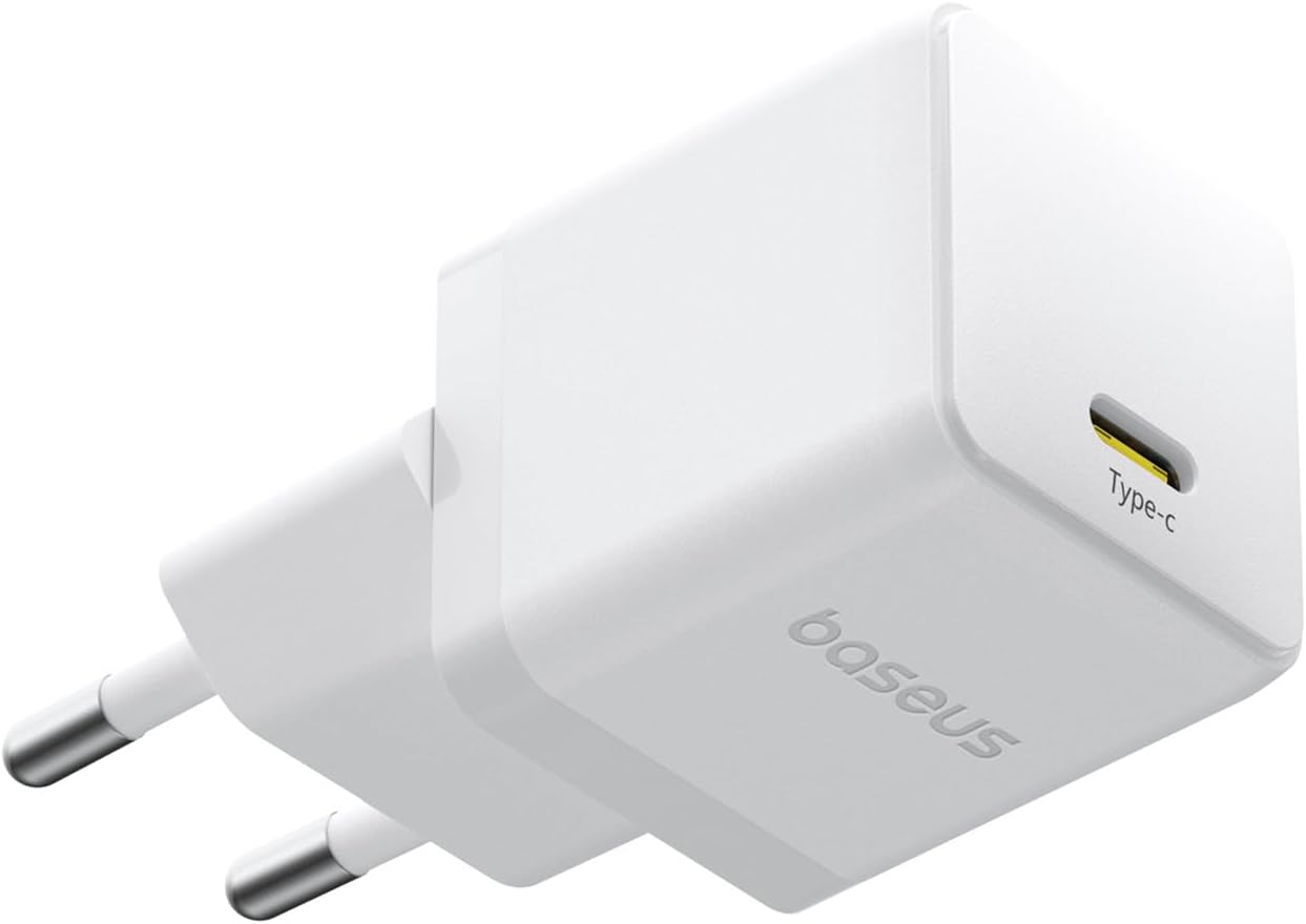 20W Hızlı Şarj Cihazı, Palm 1C USB-C Duvar Adaptörü, BCT Soğutma Teknolojisi ve Akıllı Çip Koruması, Kompakt Şarj Başlığı, Beyaz