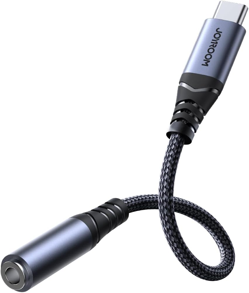 SY-C01 Audio-Transfer Serisi Type-C - 3,5 mm Ses Adaptörü, Siyah