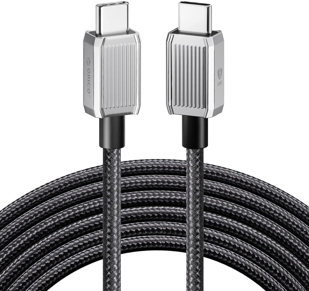60W 3A PD Type-C to Type-C Hızlı Şarj ve Data Kablosu 1.5 Metre Siyah