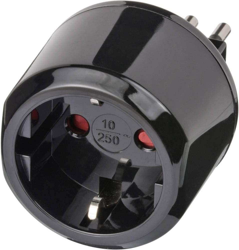 Türkiye Fiş Sistemi İtalya Uyumlu IP20 Lisanslı Topraklı Travel Adaptör Dönüştürücü