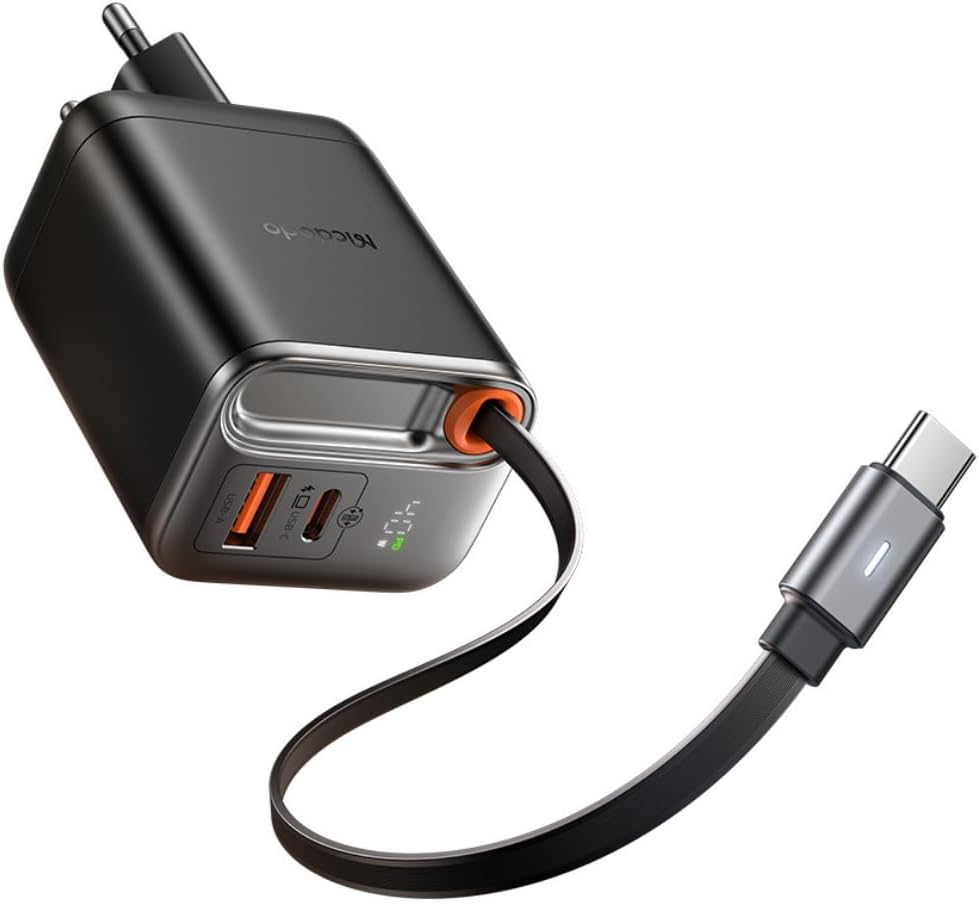 CH-4281 40W Gan Typec Kablolu Hızlı Şarj Adaptörü