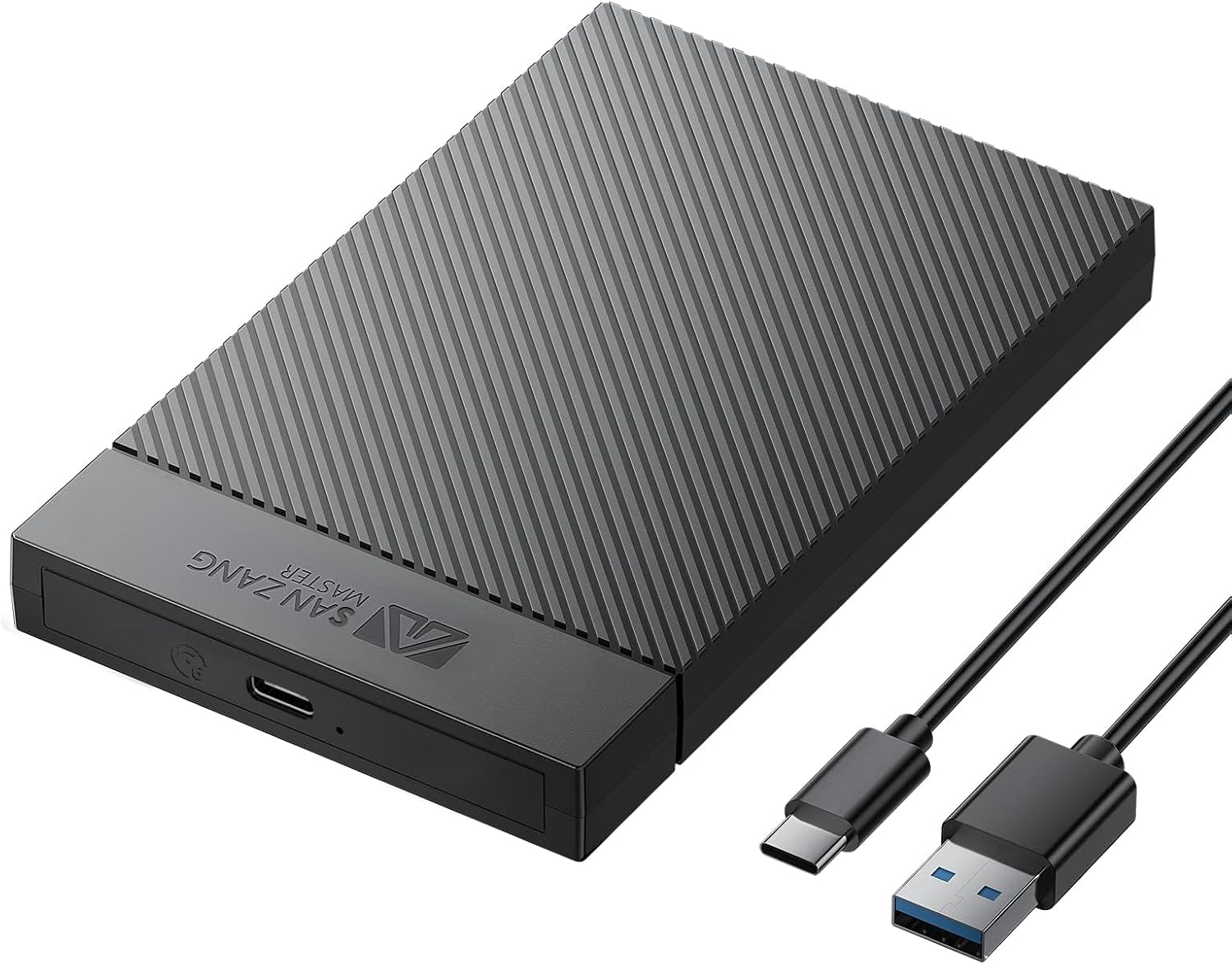 2,5 inç SSD Muhafaza USB'den USB-c'ye Siyah