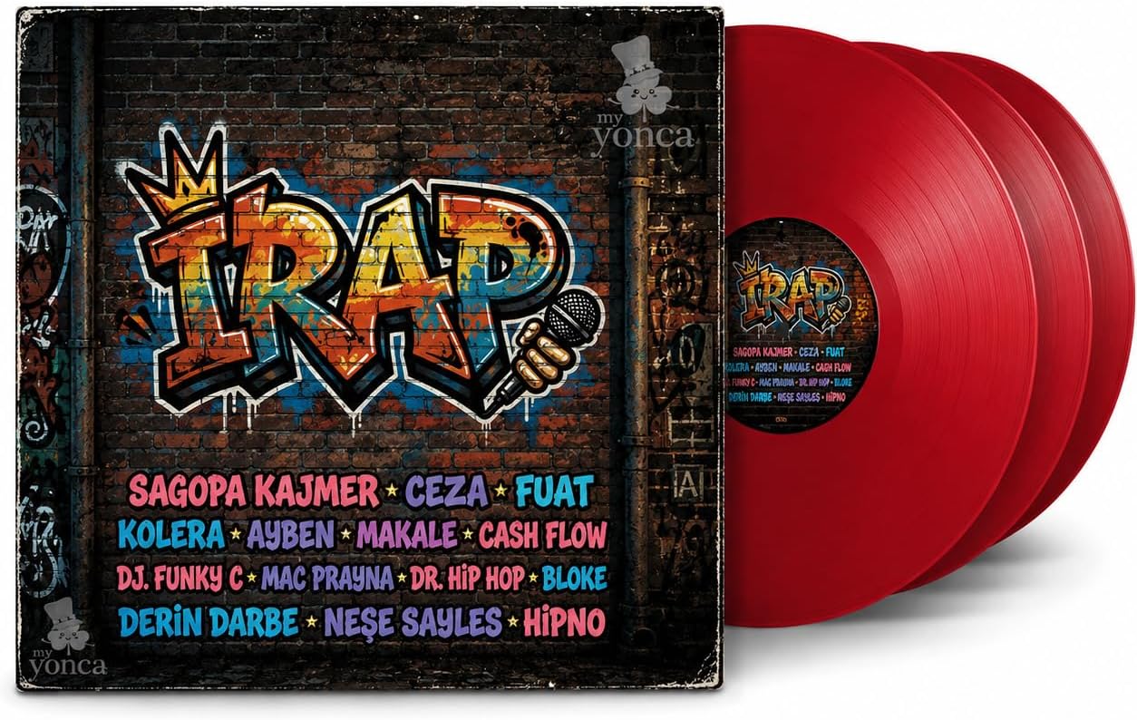 iRap Kırmızı Plak 3LP 180 Gr Açılır Kapak