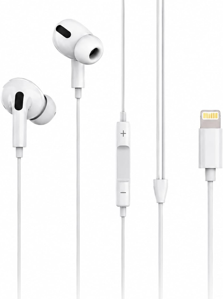 HP-TK02 Titan Series iOS Lightning Bluetooth Kablolu Kulak İçi Kulaklık - Yüksek Kaliteli Stereo Ses Mikrofonlu ve Ergonomik Tasarımlı 1.2M iPhone Uyumlu Kulaklık