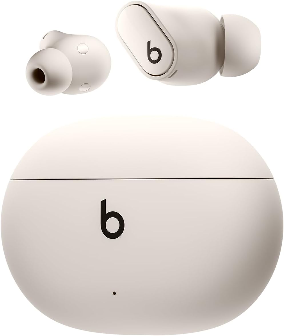 Studio Buds +| Gürültü Önleme Özellikli Gerçek Kablosuz Kulaklık, Apple ve Android ile Gelişmiş Uyumluluk, Yerleşik Mikrofon, Tere Dayanıklı Bluetooth Kulaklık - Şeﬀaf