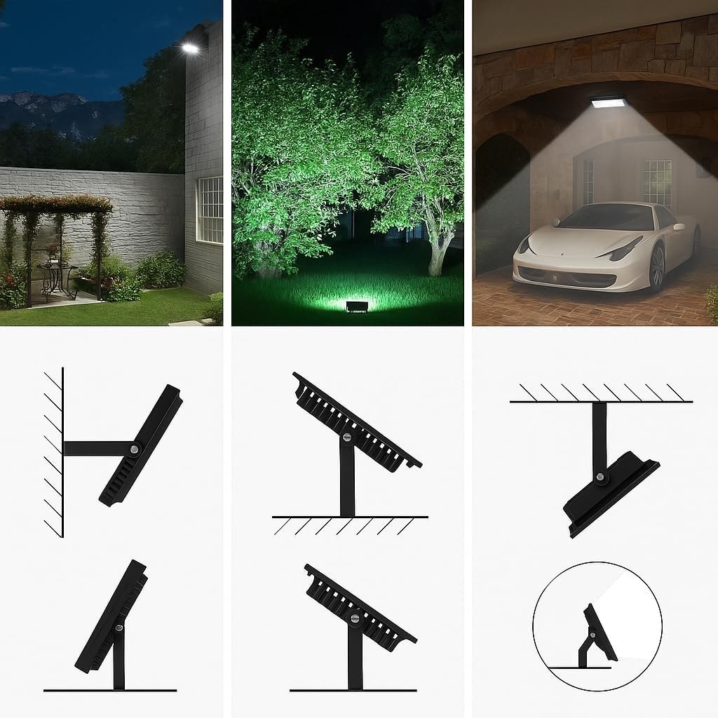Platinum LED Projektör 100W | Yüksek Parlaklık 8500lm, 6500K Soğuk Beyaz, IP65 Dış Mekan için Su Geçirmez Spot Lamba