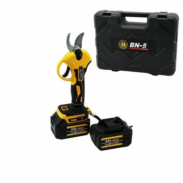 CORDLESS SHEAR YELLOW BN-5 HS-155 ŞARJLI BAĞ MAKASI 2 BATARYA - 24V 5.0AH