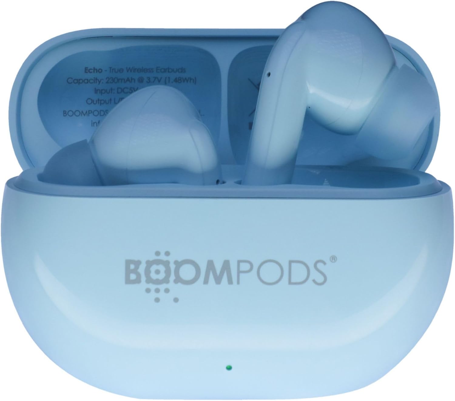 Echobuds Gerçek Kablosuz Kulaklık - Dahili Mikrofonlu Bluetooth Kulak Tomurcukları, 19 Saat Çalma Süresi, Geri Dönüştürülmüş Plastikten Kulak İçi Kulaklıklar, Müzik ve Çağrılar için IPX4 Suya
