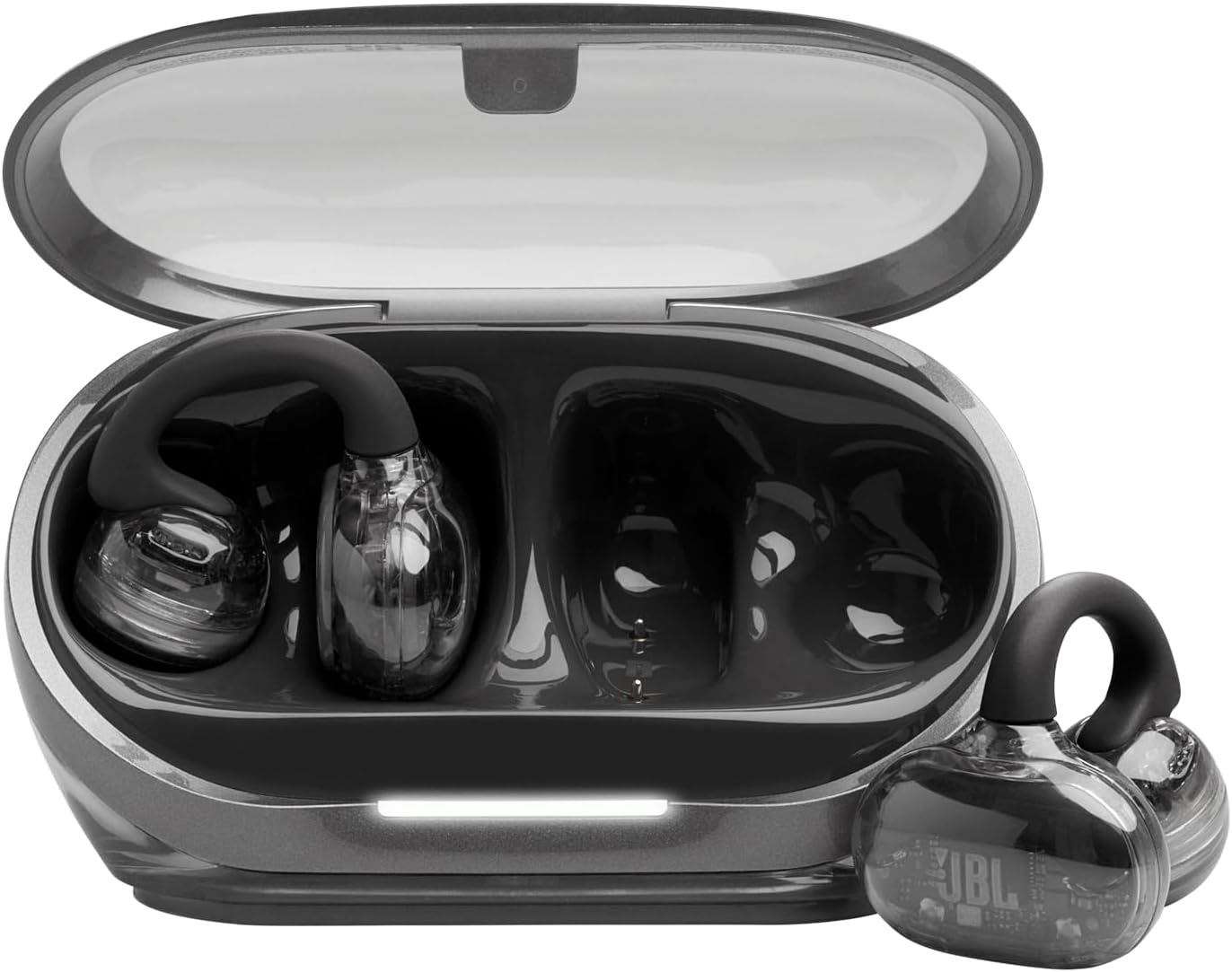 Soundgear Clips Gerçek Kablosuz Açık Kulak Kulaklık, SonicArc Tasarım, 32 Saate Kadar Toplam Çalma Süresi, 4 Işın Oluşturan Mikrofon, IP54 Suya ve Toza Dayanıklı, OpenSound Teknolojisi, Ghost