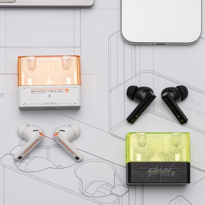 Space Travel 2 True Wireless Headphone (TWS) | Black Green