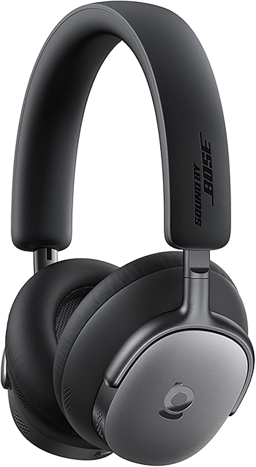Inspire Sound by Bose XH1 ANC 100 saat çalma süresi 4 mikrofon BT6.0 Kablosuz Kulak Üstü Kulaklık, Siyah