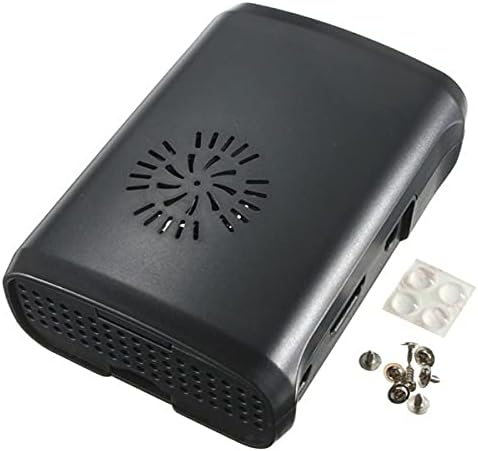 Raspberry Pi B+/2/3 Siyah, Fan Uyumlu Case