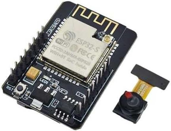 ESP32-CAM WiFi Bluetooth Geliştirme Kartı + OV2640 Kamera Modülü 2MP Çözünürlük IoT Akıllı Sistemler için Arduino Uyumlu