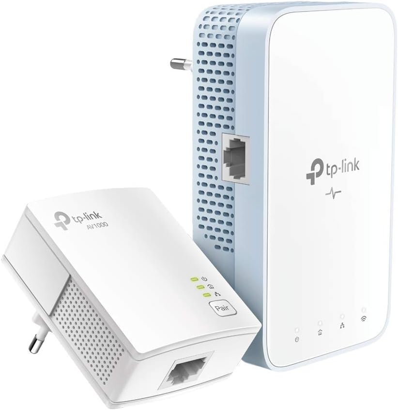 AV1000 Gigabit Powerline ac Wi-Fi Kit, TL-WPA7517 KIT, Gigabit Ethernet, 750 Mbps