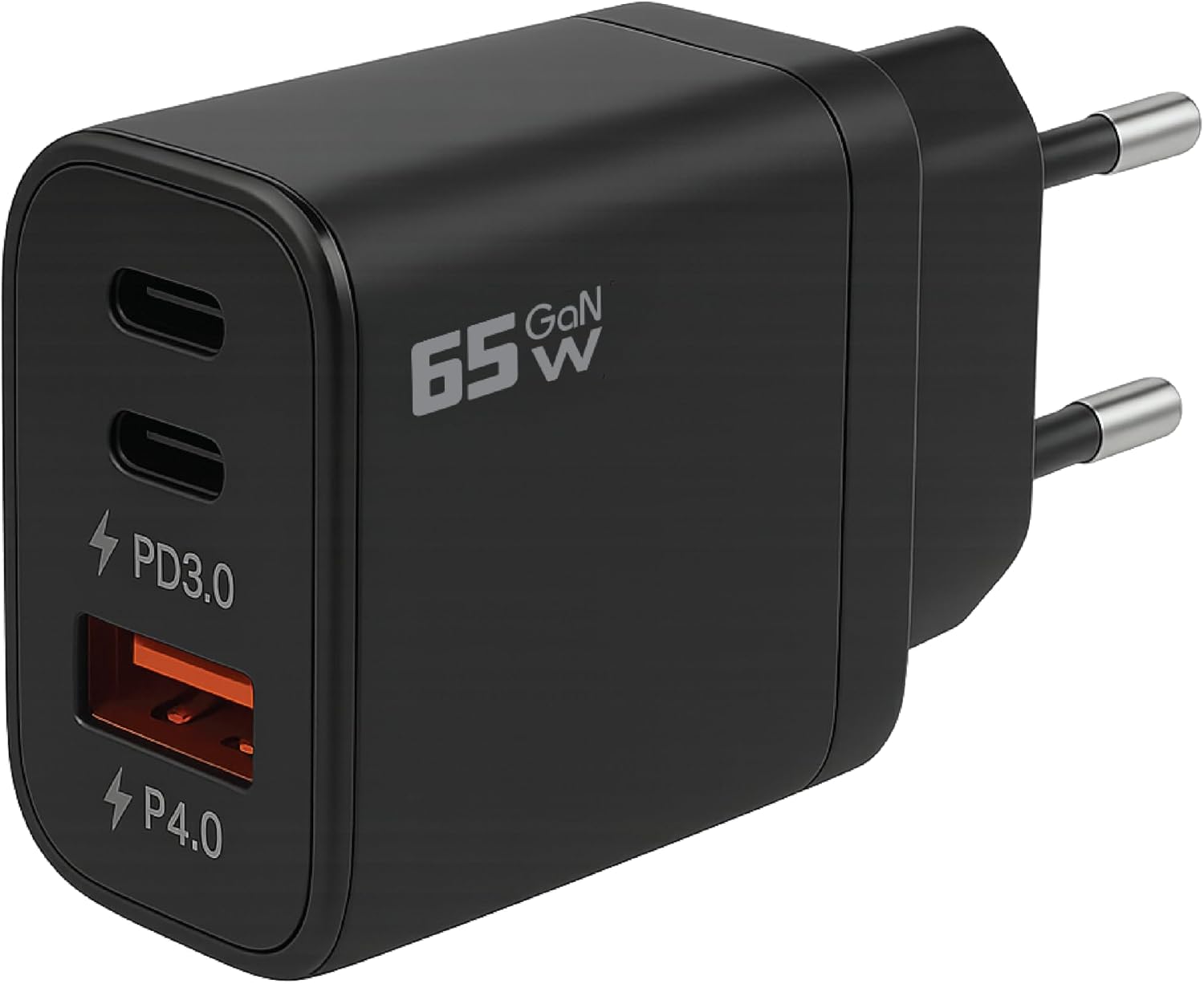 65W GaN Type-C + Type-C + USB-A Hizli Sarj Adaptörü