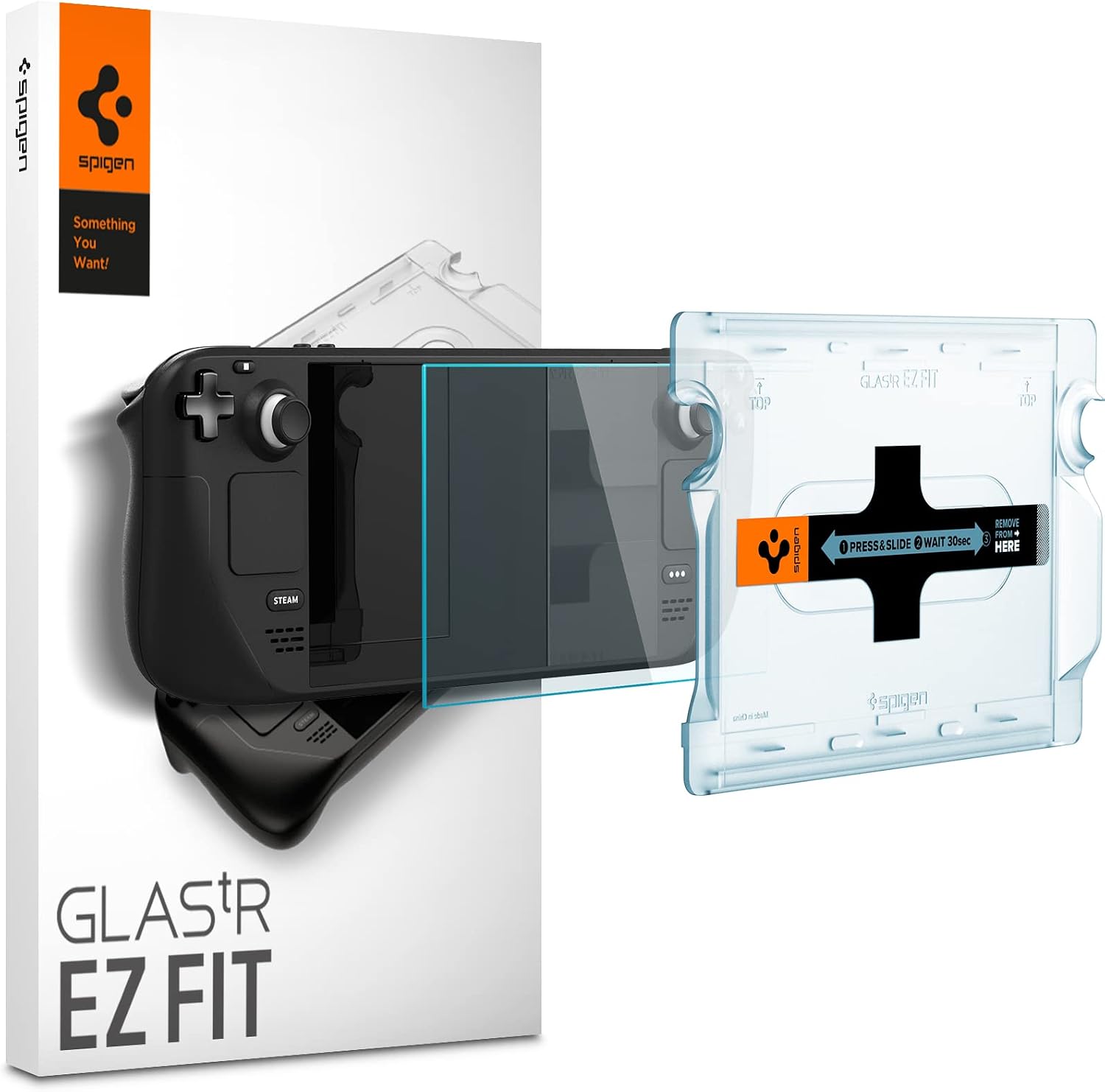 Steam Deck OLED / LCD ile Uyumlu Kolay Kurulum Cam Ekran Koruyucu GLAS.tR EZ Fit HD Şeffaf - AGL05600 ( TR Garantili)