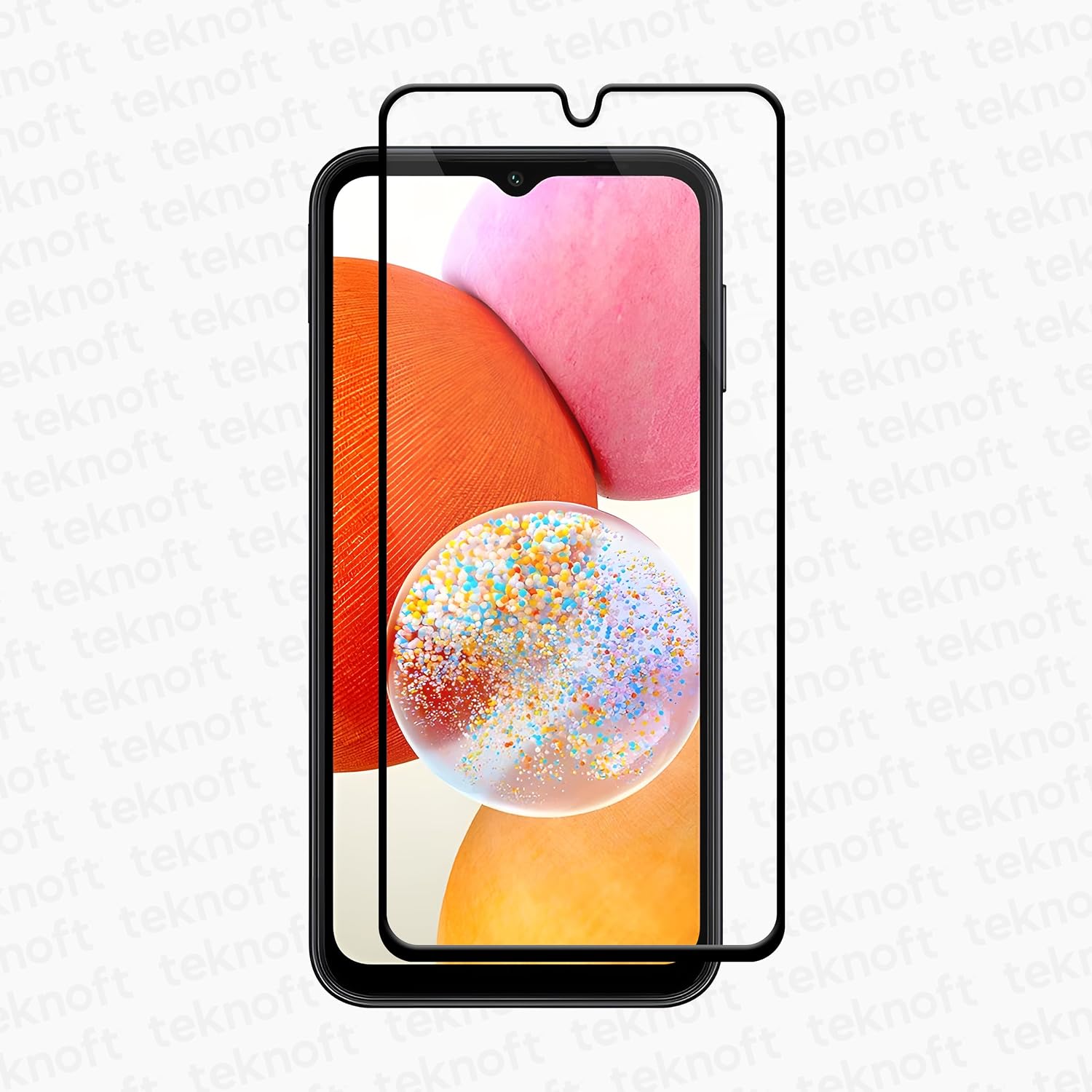 Samsung Galaxy A14 için Ekstra Güçlü Tam Koruma Sağlayan 9H Sertliğinde Leke ve Parmak İzi Tutmayan HD Görüntü Sağlayan Premium Ekran Koruyucu Kırılmaz Cam (Galaxy A14)