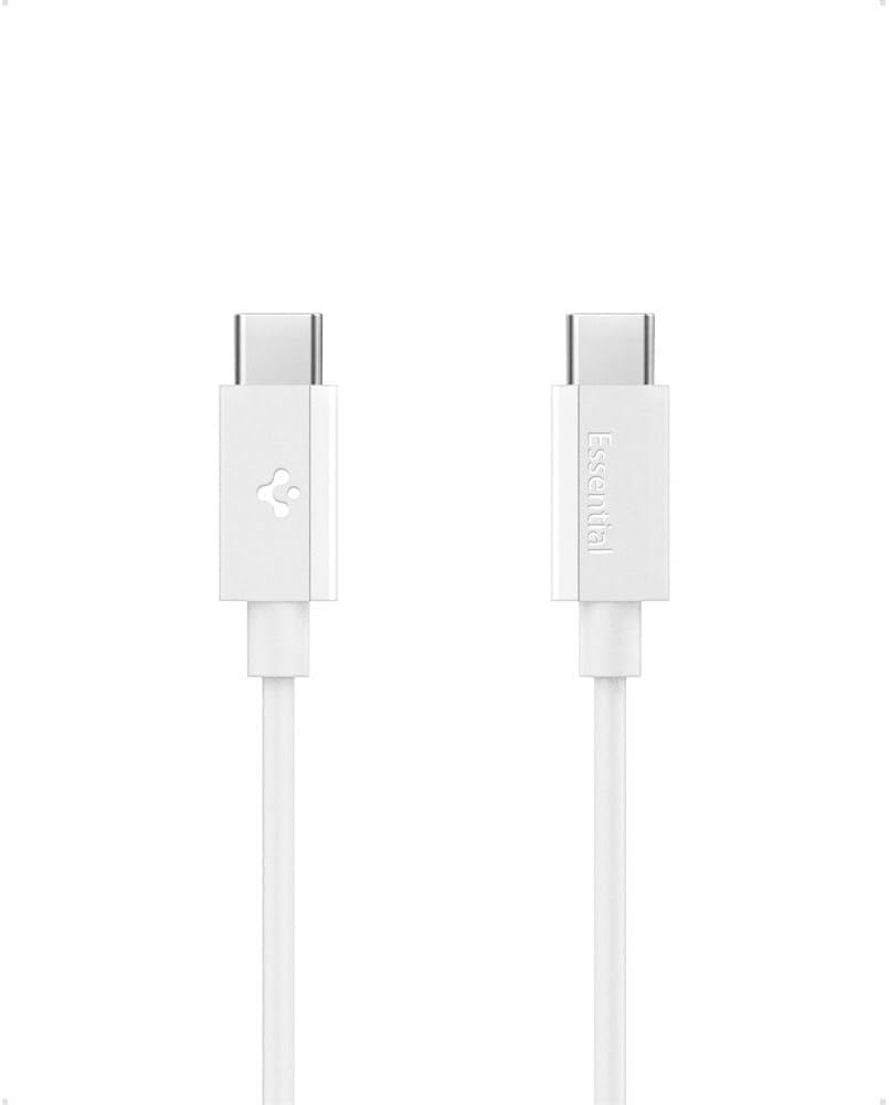 USB-C to USB-C 1 Metre Kablo 60W Güç/PPS 2.0 Super Hızlı Şarj / 480 Mbps Data Aktarım Hızı Type-C Ekstra Dayanıklı Beyaz - ACA08717