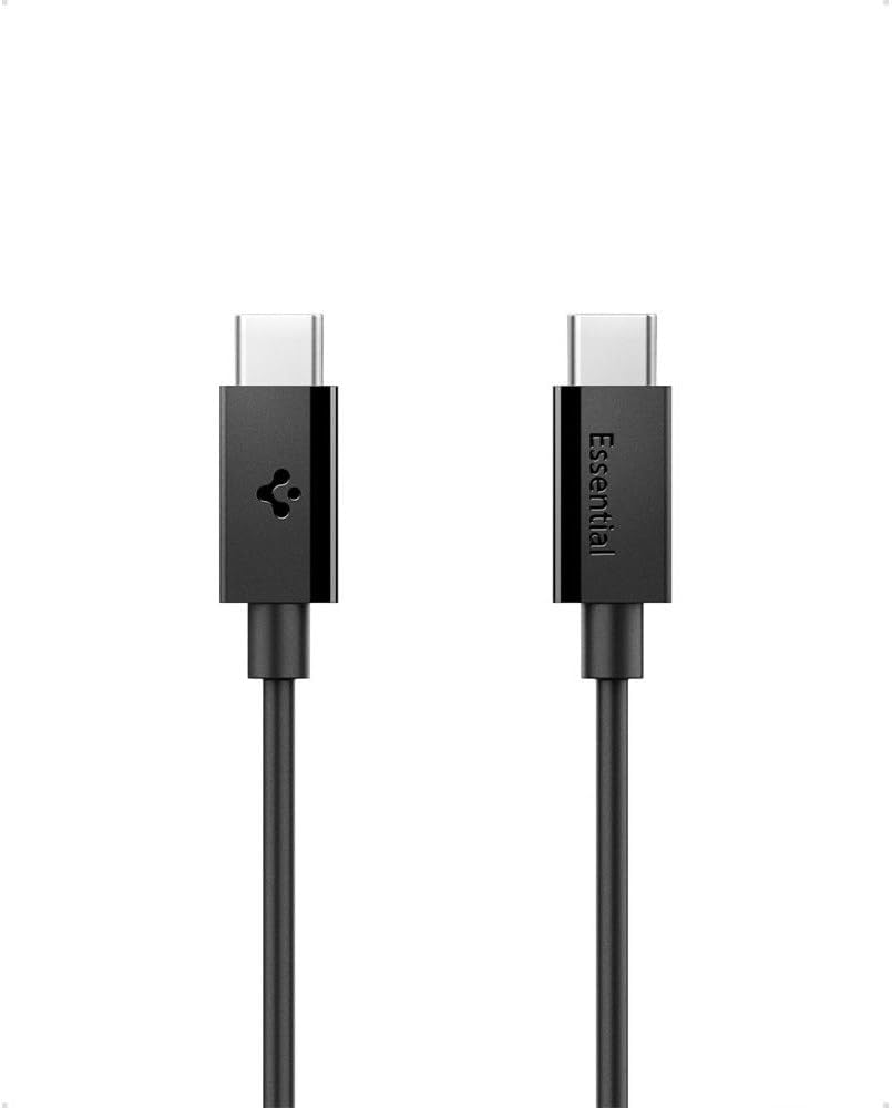 USB-C to USB-C 1 Metre Kablo 60W Güç/PPS 2.0 Super Hızlı Şarj / 480 Mbps Data Aktarım Hızı Type-C Ekstra Dayanıklı Siyah - ACA08718