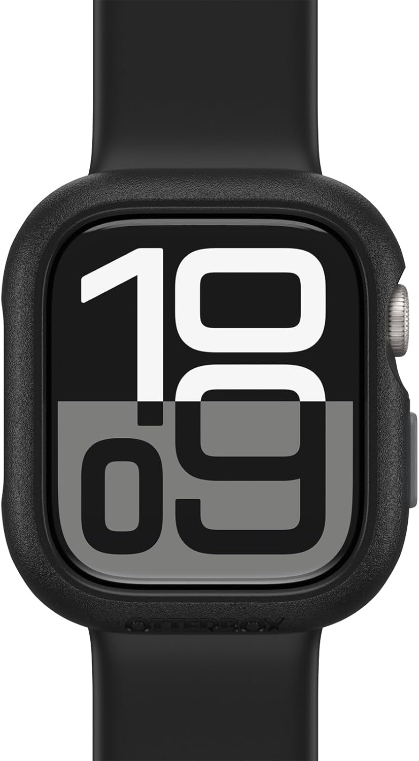 Apple Watch 10 – 42 mm serisi için saat tamponu, darbeye dayanıklı, düşmeye dayanıklı, Apple Watch için Sleek Protective kılıf, ekran ve kenar koruması, siyah
