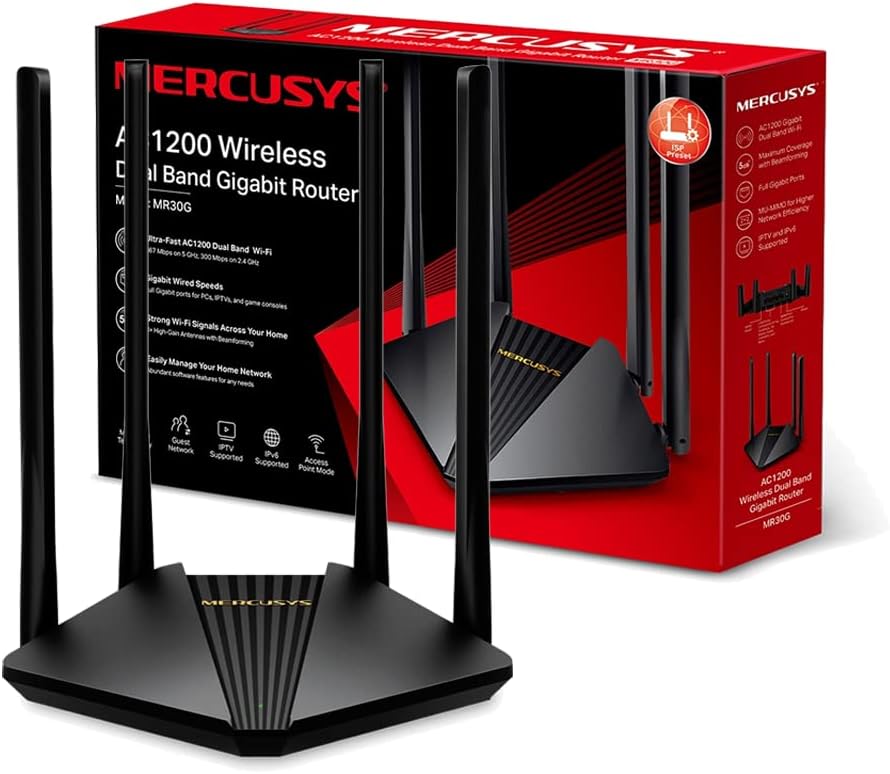 MR30G, AC1200 Wireless Dual Band Gigabit Router
